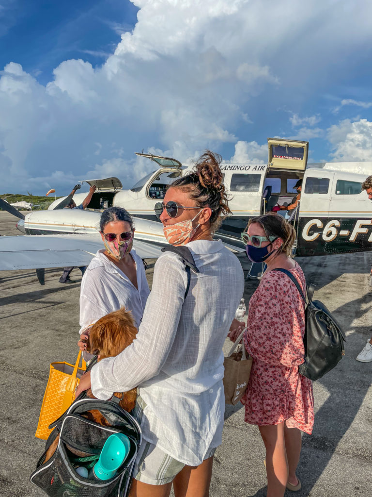 Flying to Staniel Cay, Exuma Bahamas